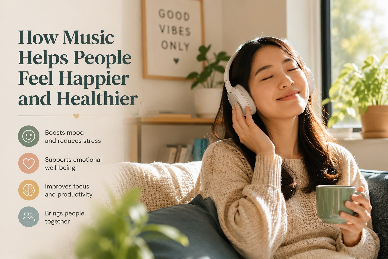 How Music Helps People Feel Happier and Healthier